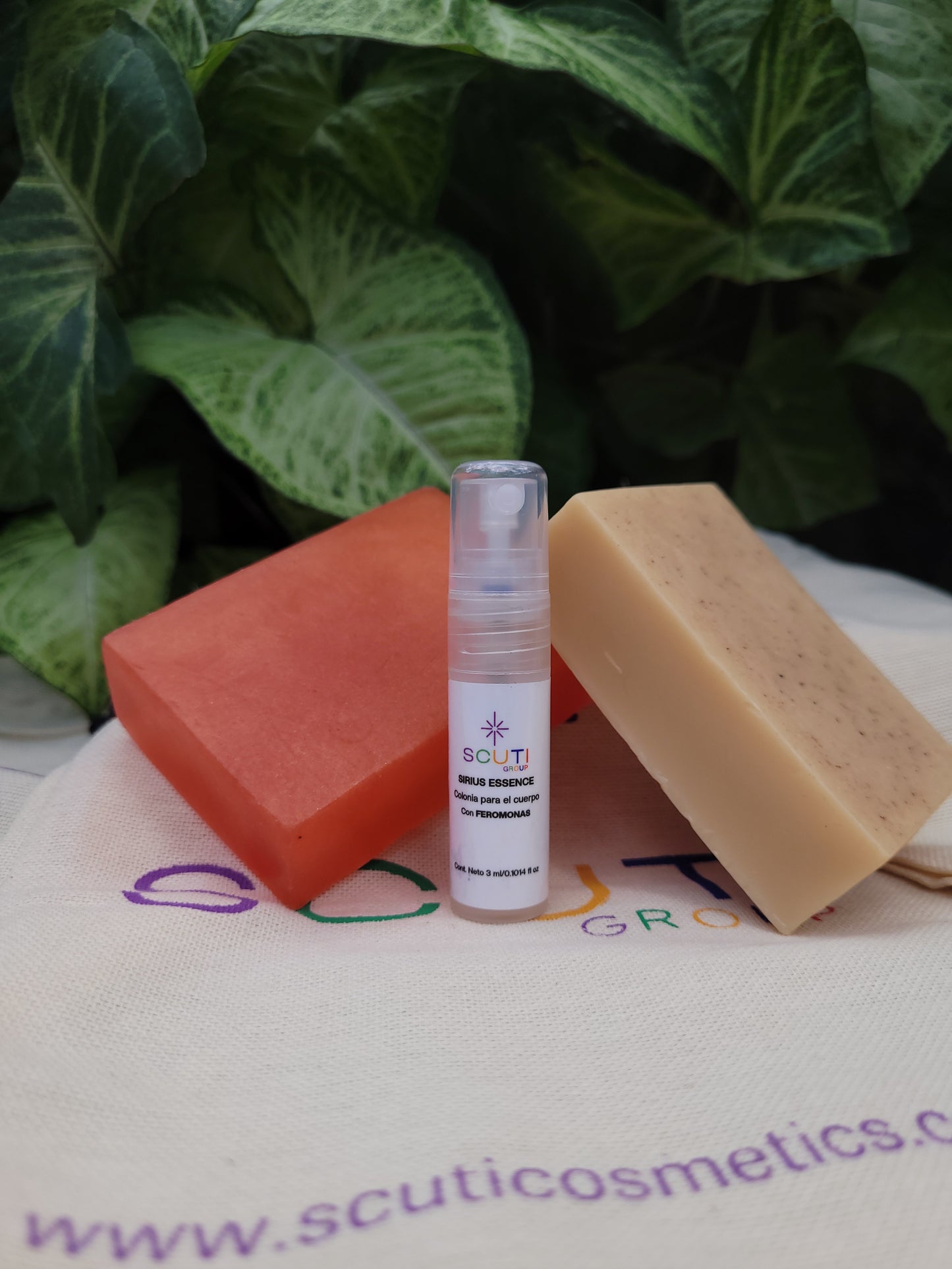 Mini Colonia Sirius Essence + Dos Jabones Artesanales!!