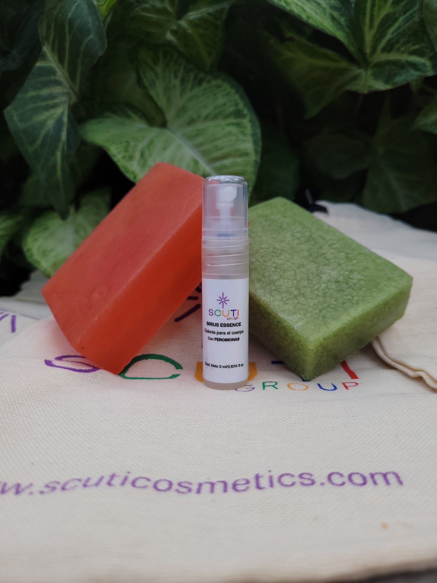 Mini Colonia Sirius Essence + Dos Jabones Artesanales!!